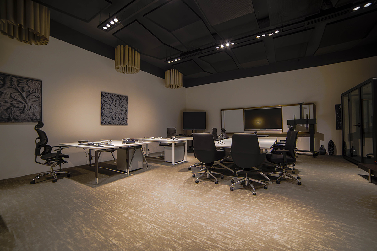 Dormitor modern cu design minimalist